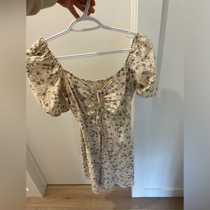 H&M linen blend dress
